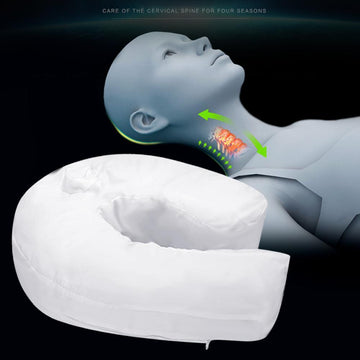 Soft Cotton Side Sleeper Pillow for Spinal Alignment