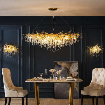 Elegant Model Home Art Deco Style Ceiling Lights