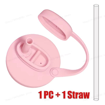 Silicone Soda Can Lids With Straws